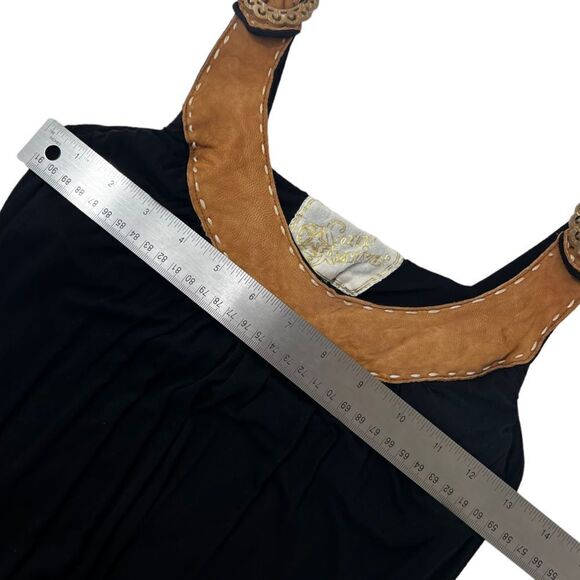 Soul Revival Leather Trim Pocket Tank Dress - Picture 10 of 12